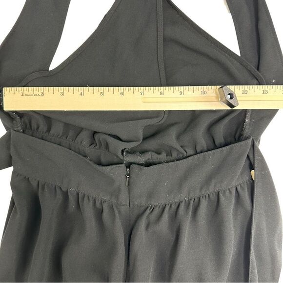 Anthropologie Leith Romper Size XS Black‎ Classic Simple Minimal Summer - Picture 4 of 11